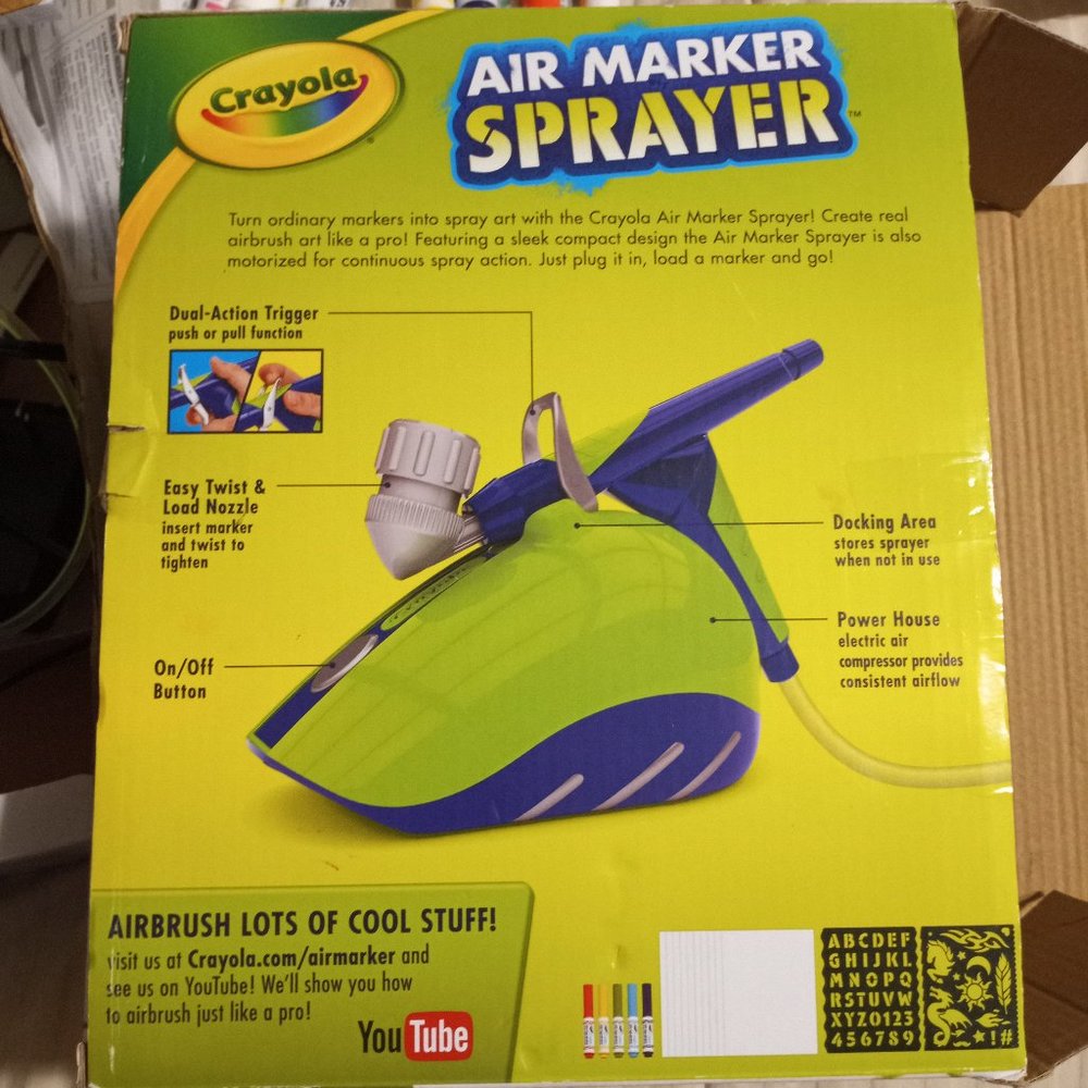 BOGO! Crayola Marker Airbrush Machine